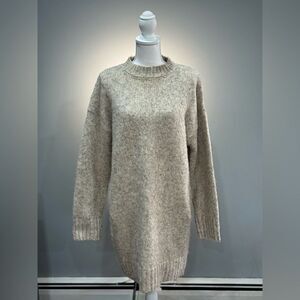 Oatmeal Topshop Thick Sweater Dress Size 4-6 NWT